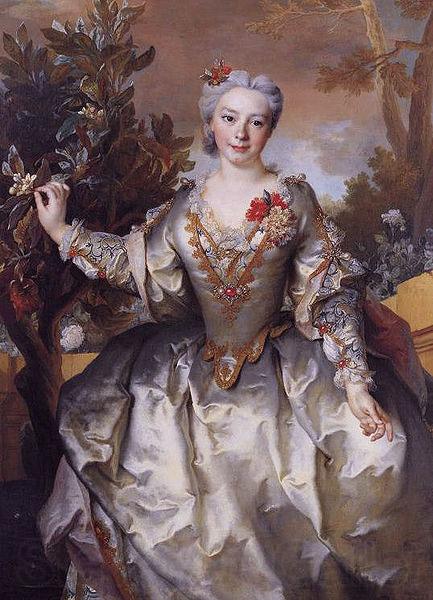 Nicolas de Largilliere Portrait of Louise-Madeleine Bertin, Countess of Montchal France oil painting art